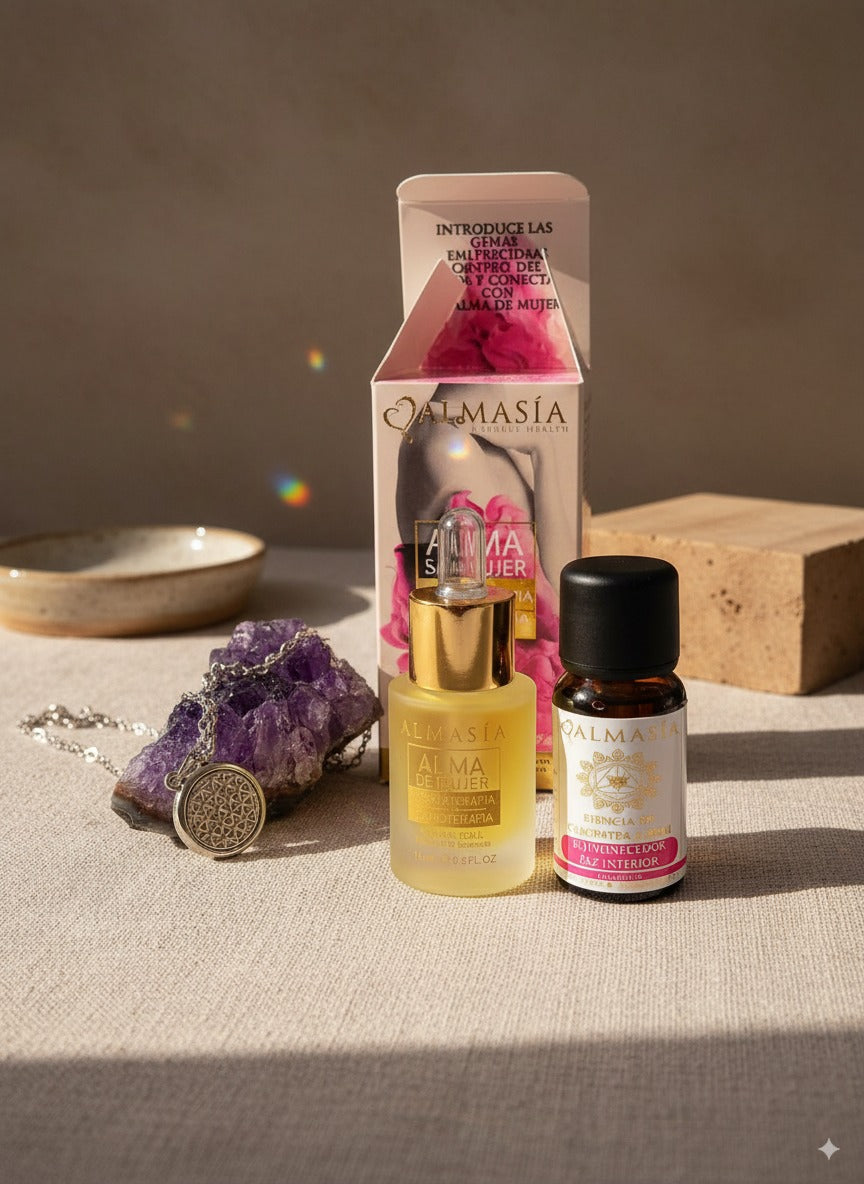 Aceites esenciales con gemas