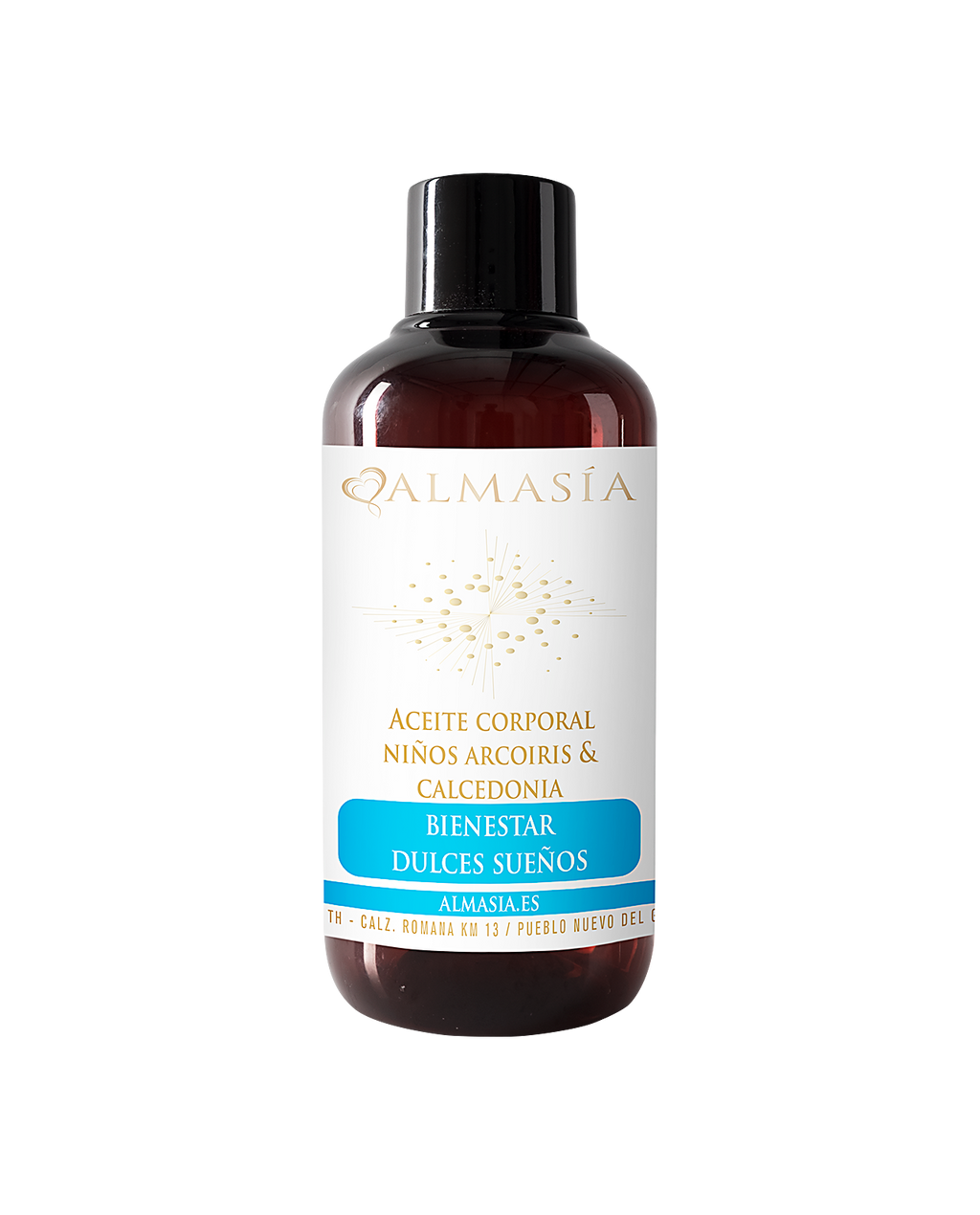 Aceite corporal niños arcoíris con calcedonia