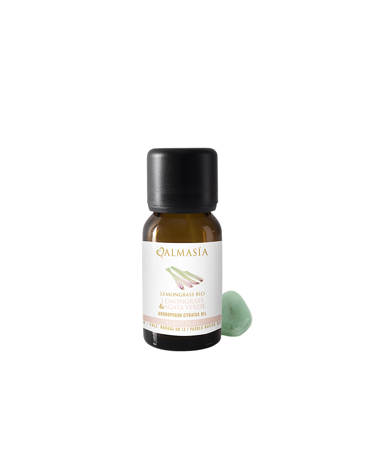 Aceite esencial de Lemon Grass con Ágata Verde