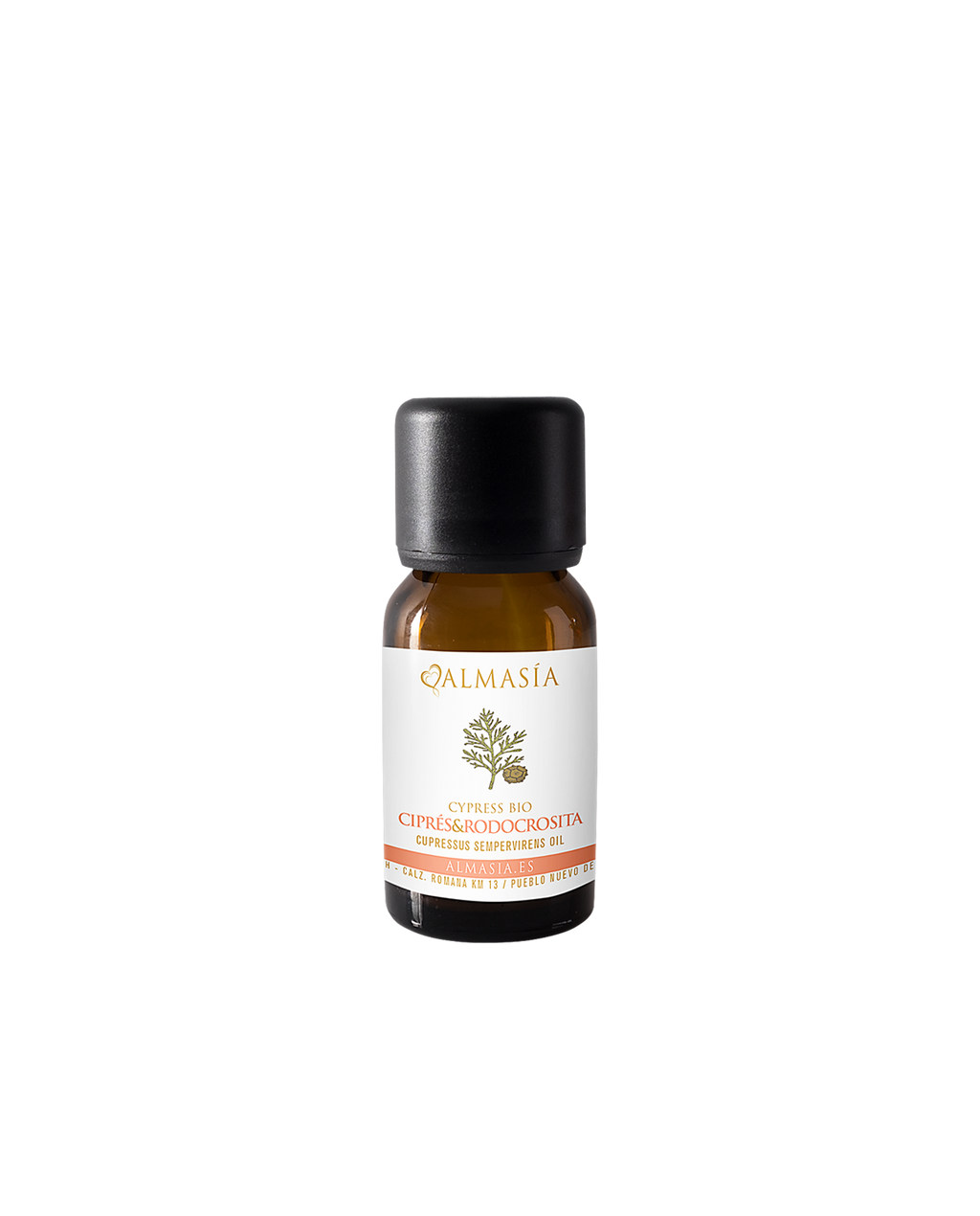 Aceite esencial de ciprés bio con rodocrosita