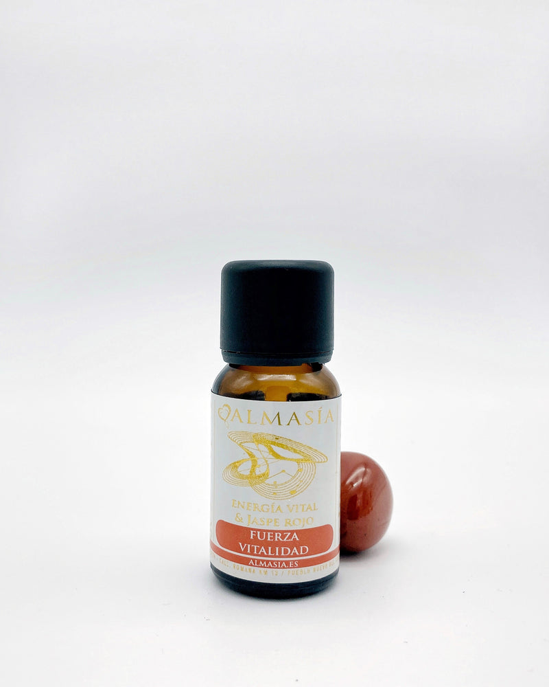Mezcla Energía vital con jaspe rojo 1º CHAKRA