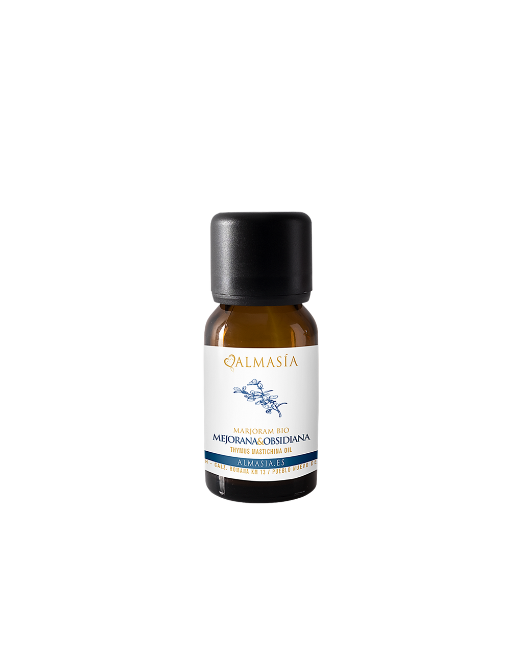 Aceite esencial de Mejorana bio con Obsidiana