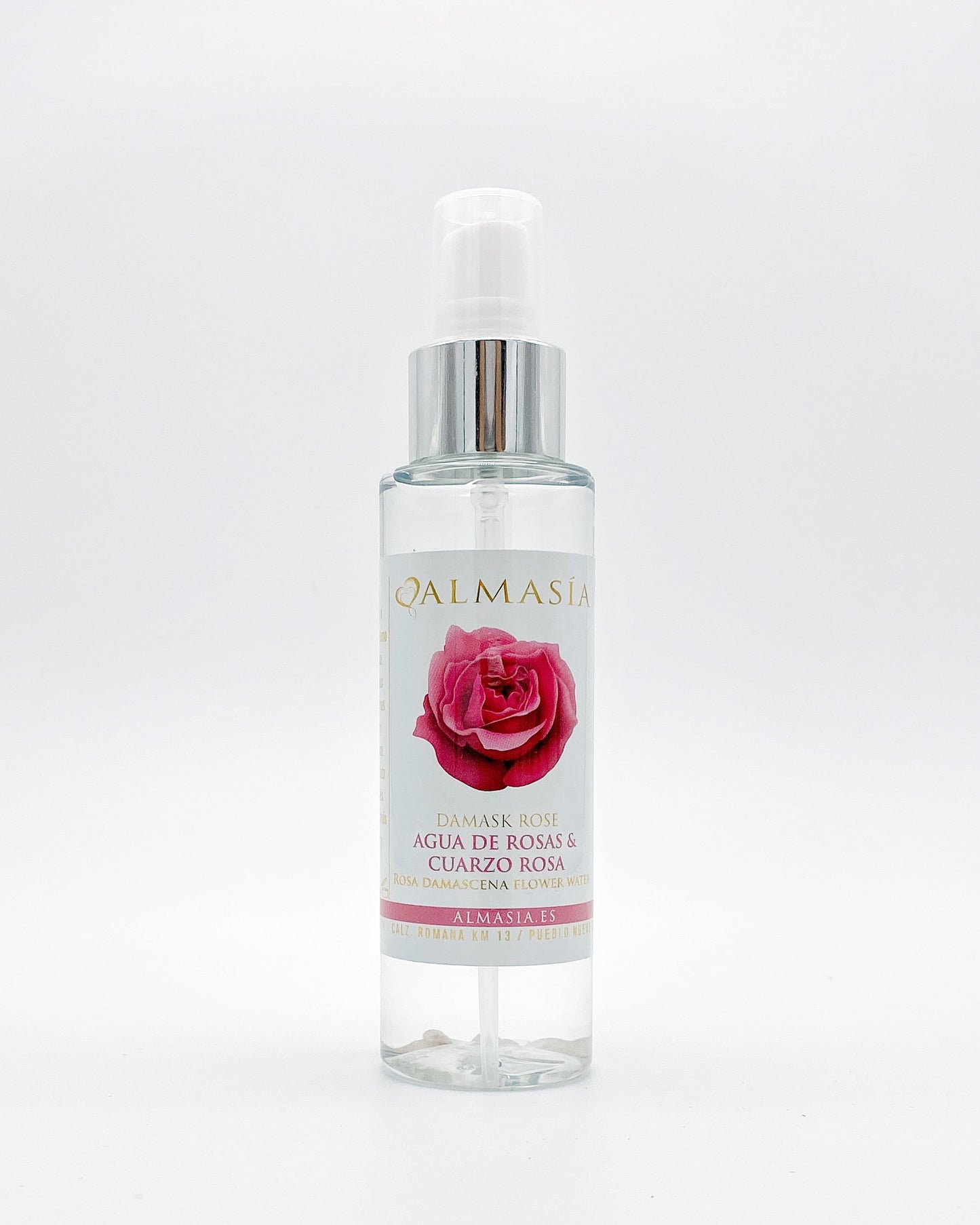 Organic Rose Damascena water with Rose Quartz