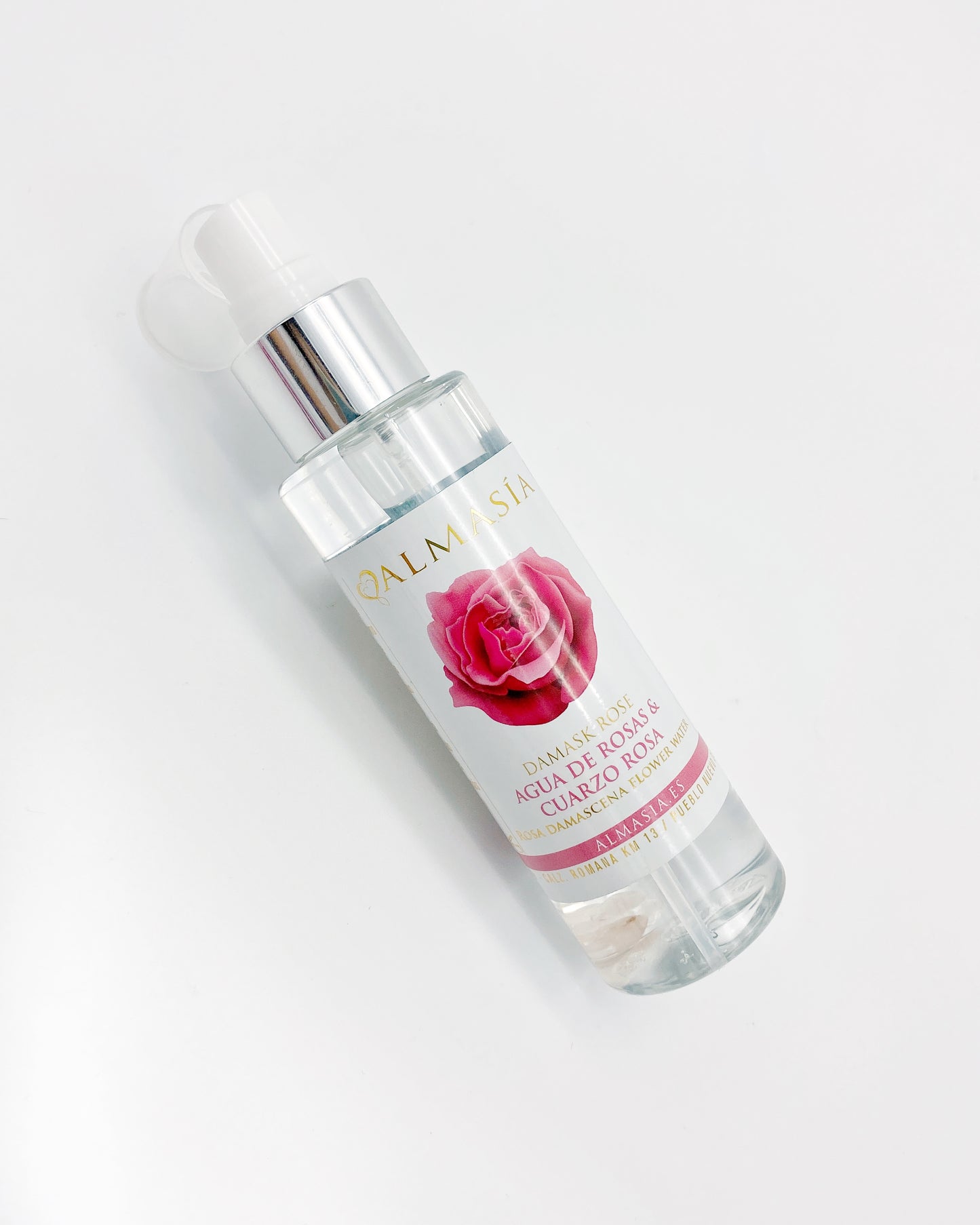 Organic Rose Damascena water with Rose Quartz